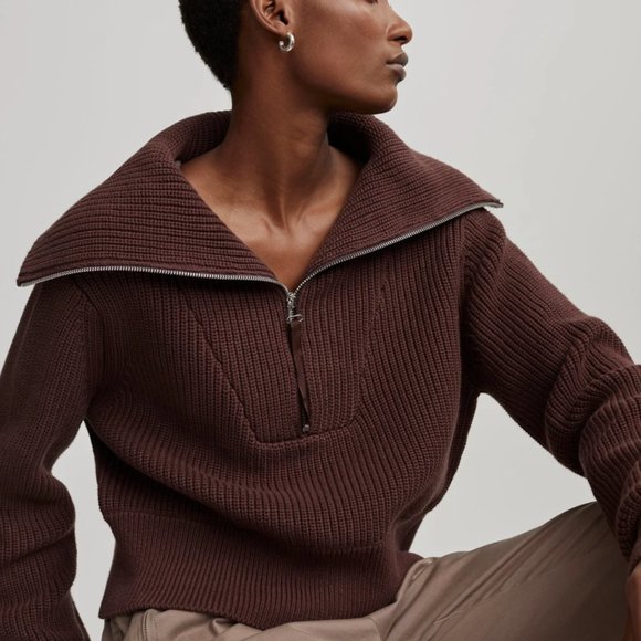 Varley Mentone Half-Zip Knit Pullover - Picture 4 of 6